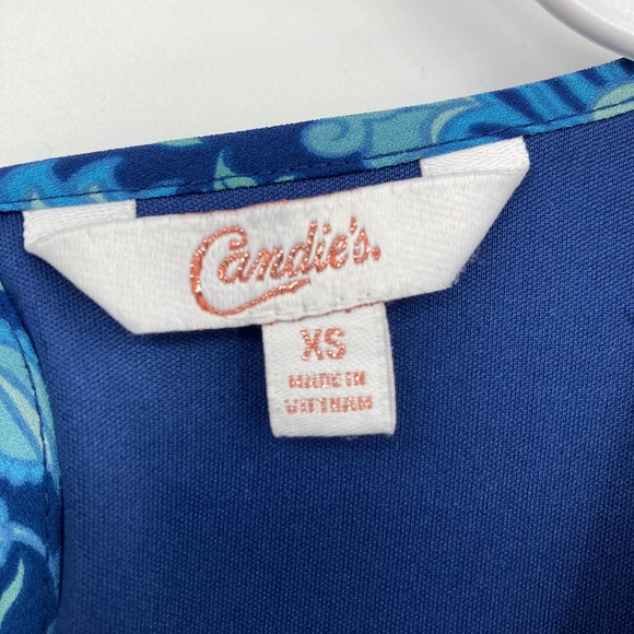 Candie's XS Boho Paisley Babydoll Dress with Pockets - Picture 4 of 9